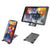 PORTRONICS Modesk One Universal Mobile & Tablet Holder | Flexible Design | Smartphone&Tablet Compatible | Multiple Design | Ergonimic Design