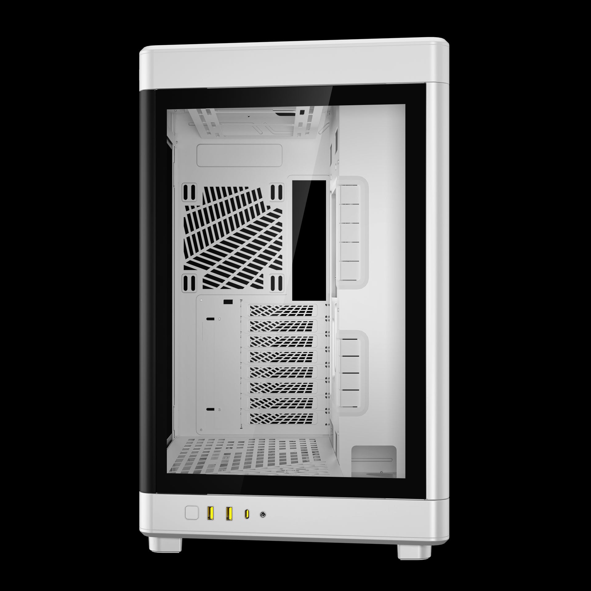 GAMDIAS NESO P1 White Full Tower Case with Panoramic Glass & High Fan Support
