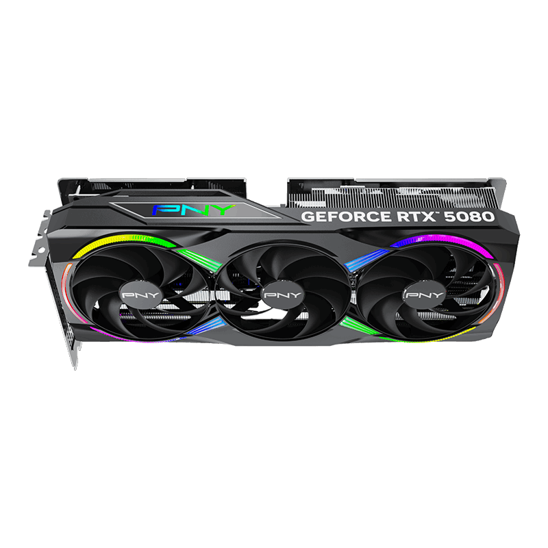 PNY GeForce RTX 5080 ARGB EPIC-X RGB Overclocked Triple Fan Graphic Card - | Buy Online at Shwetha Computers