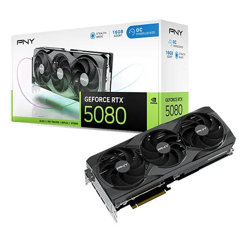 PNY RTX 5080 OC 16GB GDDR7 Graphics Card - | Buy Online at Shwetha Computers