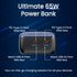 PORTRONICS Ampbox 10K 27 K Powerbank Laptop Charging | 27000mAh capacity | LED Battery Display | Safe & Smart Charging