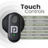 PORTRONICS Harmonics Twins S17 | Ergonomic Light Design | Game/Music Mode |10mm Dynamic Driver | Type C Fast Charging