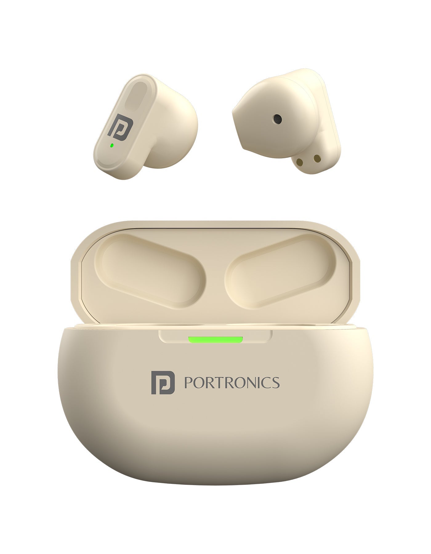 PORTRONICS Harmonics Twins S17 | Ergonomic Light Design | Game/Music Mode |10mm Dynamic Driver | Type C Fast Charging