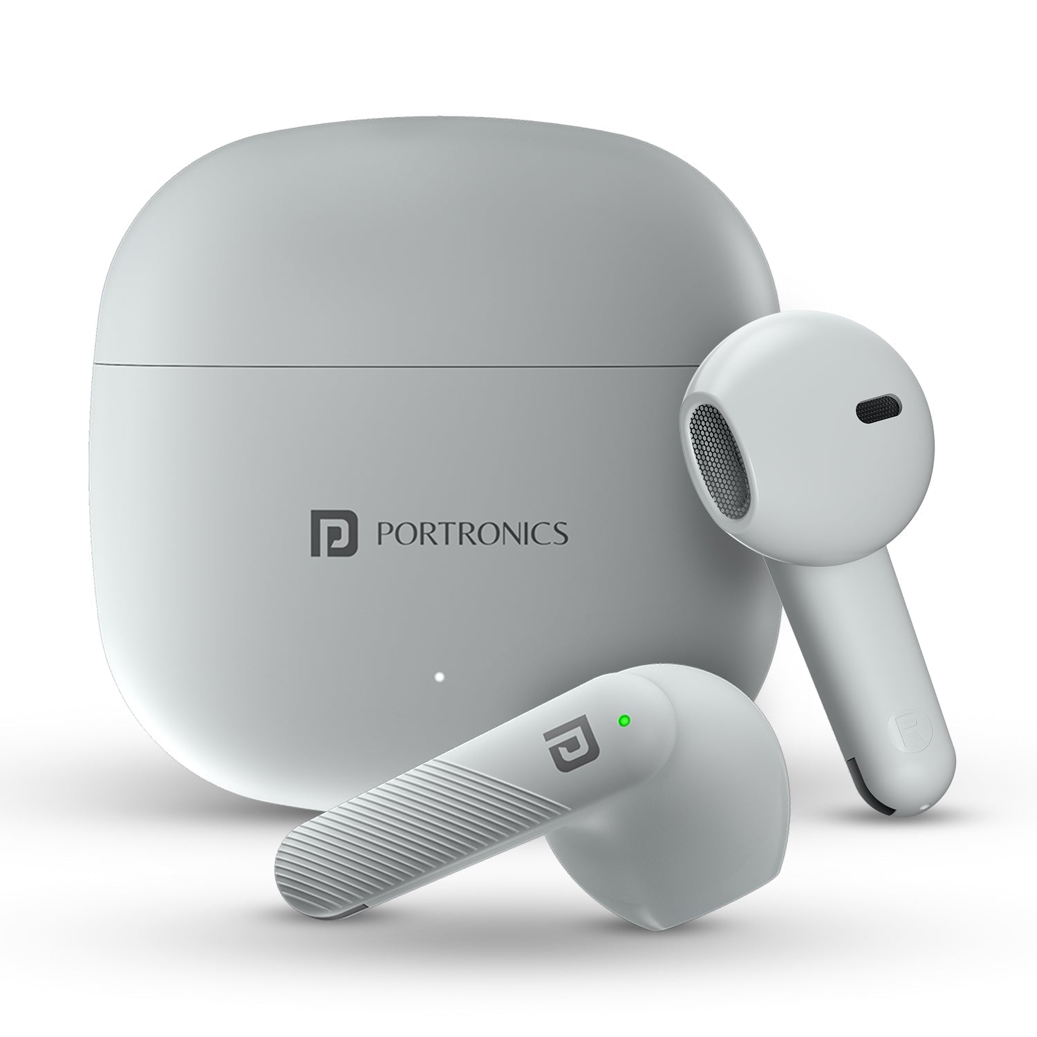 PORTRONICS Harmonics Twins S18 | Game/Music Mode |Crystal Clear Calls | Bluetooth 5.3V | Touch Control - | Buy Online at Shwetha Computers