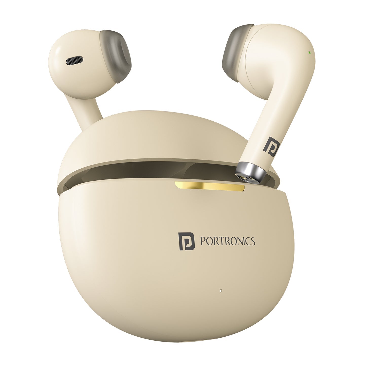 PORTRONICS Harmonics Twins S19 | Unique Earbuds Design | Game/Music Mode | Touch Control | Type C Fast Charging - | Buy Online at Shwetha Computers
