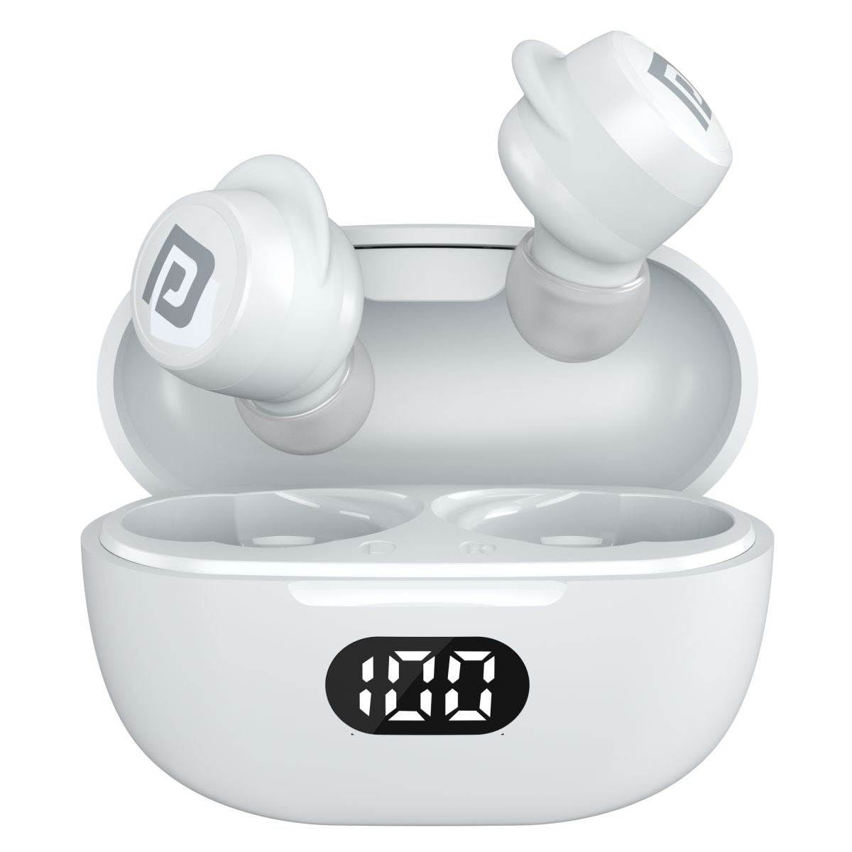 PORTRONICS Harmonics Twins S5 15 Hour Playtime | Low Latency | Bluetooth 5.3V | Type C Fast Charging - | Buy Online at Shwetha Computers