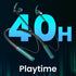 PORTRONICS Harmonics X2 Wireless Stereo Headset 40 Hour Playtime | Inline Control | Dual Pairing | HD Mic - | Buy Online at Shwetha Computers