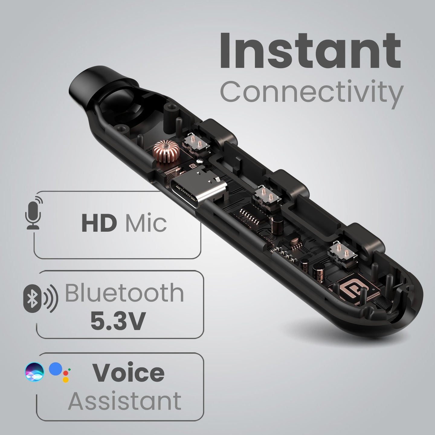 PORTRONICS Harmonics Z8 Wireless Stereo Headset with LED Battery Display | 40 Hour Playtime | Game/Music Mode | Type C Fast Charging - | Buy Online at Shwetha Computers