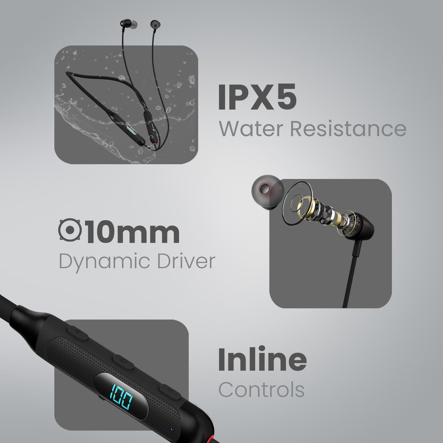 PORTRONICS Harmonics Z8 Wireless Stereo Headset with LED Battery Display | 40 Hour Playtime | Game/Music Mode | Type C Fast Charging - | Buy Online at Shwetha Computers