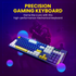 PORTRONICS K2 Keyboard Wired Mechanical Gaming Keyboard | Red Linear Switches | Dynamic Lighting Effects | 5m Long Cable | Anti-Ghosting Keys