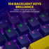 PORTRONICS K2 Keyboard Wired Mechanical Gaming Keyboard | Red Linear Switches | Dynamic Lighting Effects | 5m Long Cable | Anti-Ghosting Keys