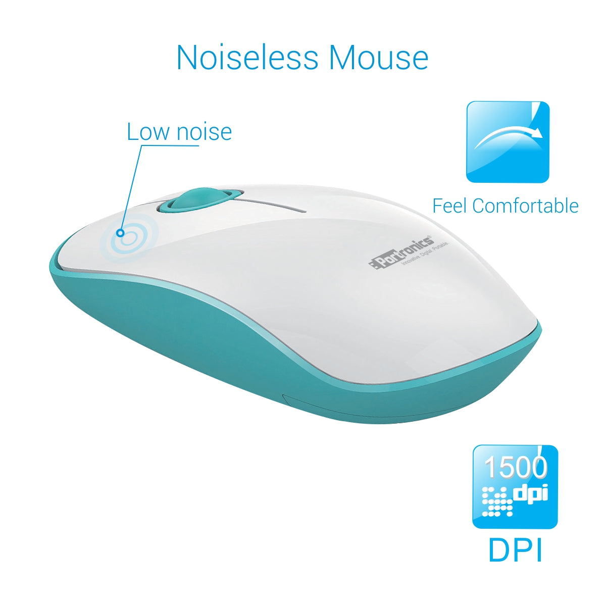 PORTRONICS Key 2 Combo Multimedia Wireless Keyboard & Mouse 2.4 GHz Wireless | Tenkeyless Size | Single USB Receiver | High-Precision Mouse