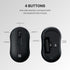 PORTRONICS Key 6 Combo Wireless Keyboard & Mouse | 2.4 GHz Wireless | Adjustable DPI Mouse | Full-Layout Keyboard | Round Keycaps