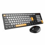 PORTRONICS Key 7 Combo Wireless Keyboard & Mouse Combo | 2.4 GHz Wireless | Function Shortcut Keys | Adjustable DPI Mouse | Full-Layout Keyboard