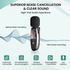 Portronics Dash 7 Type C Lapel Wireless Mic | Plug & Play | Noise Cancellation | Portable & Light