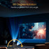 PORTRONICS Beem 470 Smart LED Projector | Streaming Apps | 1080p Full HD | 4500 Lumens | Angle Adjustable