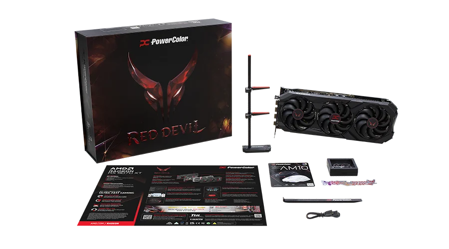 PowerColor Red Devil AMD Radeon RX 9070 XT 16GB GDDR6 Limited Edition Graphics Card