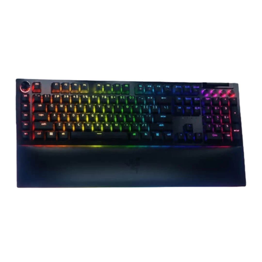 Razer Black Widow V4 Pro Mechanical Gaming Keyboard (Yellow Switches)