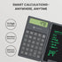 PORTRONICS Ruffpad Calc 2 In 1 LCD Writing Pad With 6.5 inches Digital Calculator | Foldable Design | 6.5 Inches Screen | Calculator | One-Tap Erase - | Buy Online at Shwetha Computers