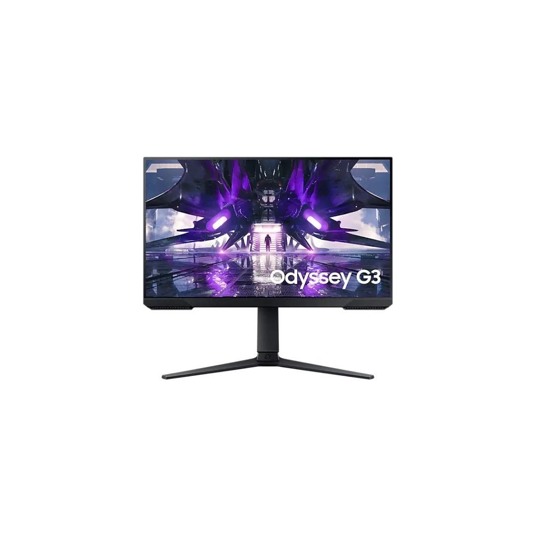 SAMSUNG LS24AG322WXXL 1ms 165Hz Flat Monitor with HDMI, DP, VGA, and Height Adjustment