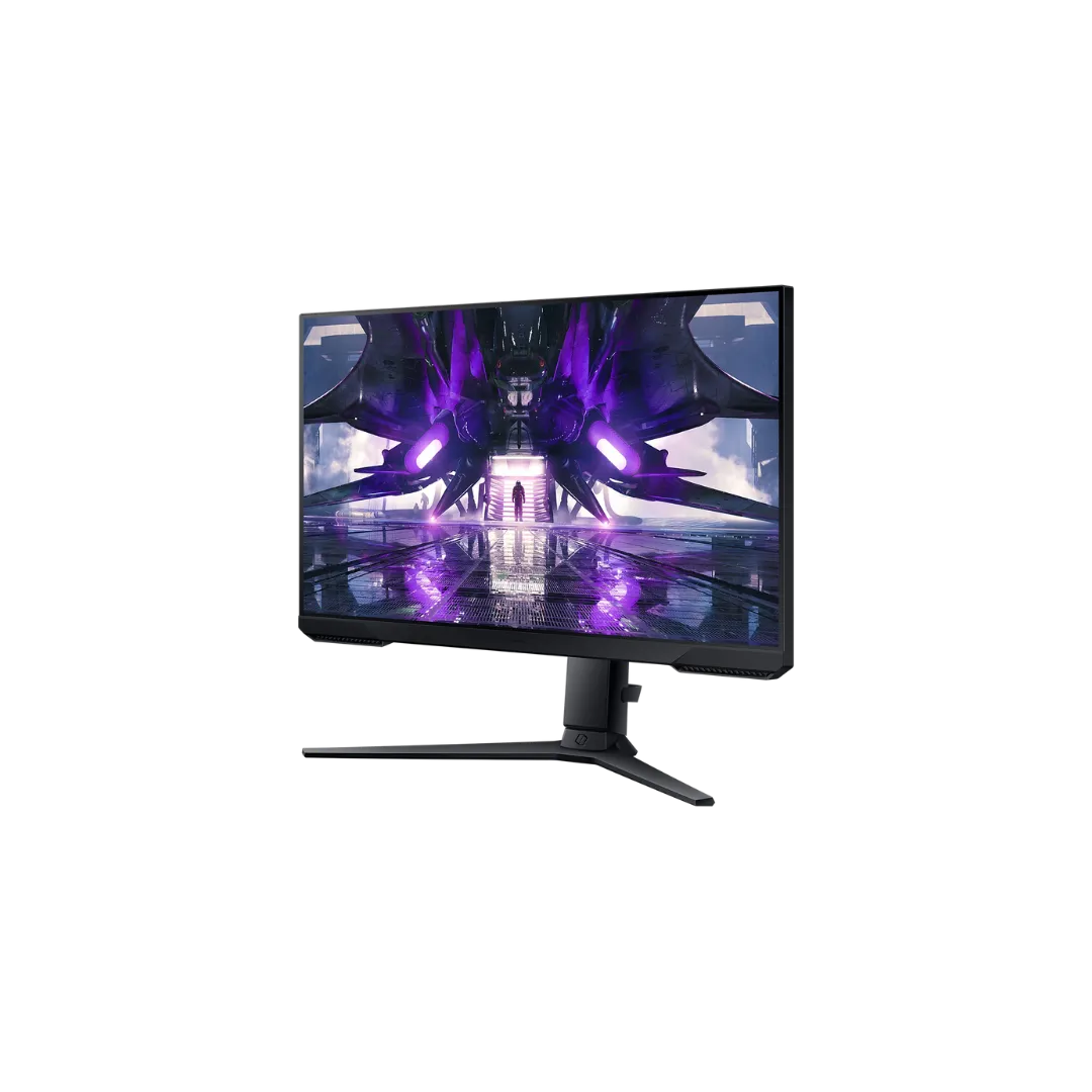 SAMSUNG LS24AG322WXXL 1ms 165Hz Flat Monitor with HDMI, DP, VGA, and Height Adjustment