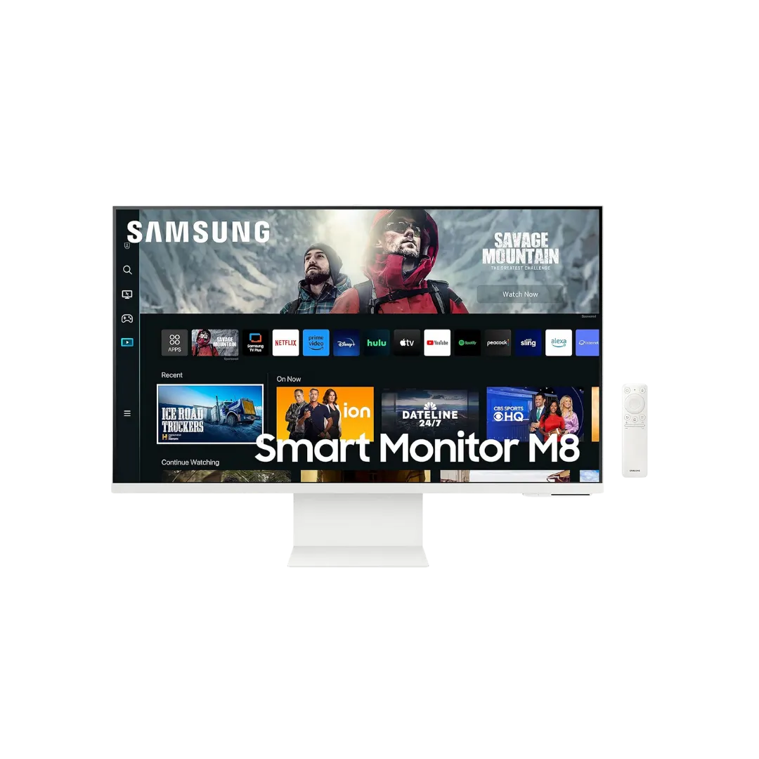 Samsung LS32CM801/CM80 - White, Cam, Smart, Mini HDMI, Mini USB, Type C, HAS, 10W Speakers, 400cd, SRGB100