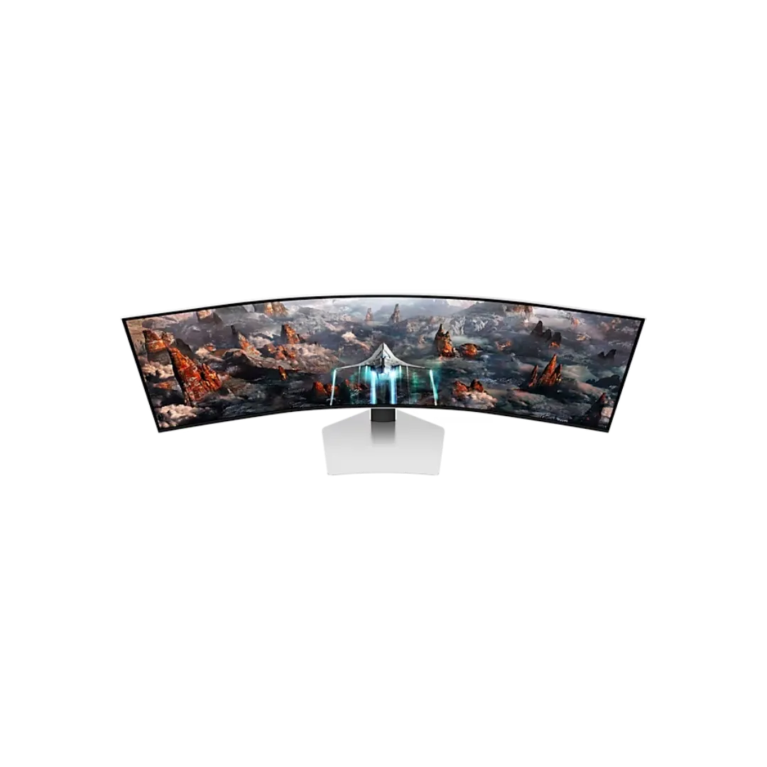 SAMSUNG LS49CG930SWXXL OLED 5120x1440 Monitor with 24Hz Refresh Rate, HDR400, 32:9 Aspect Ratio, Height Adjustment, Silver Color