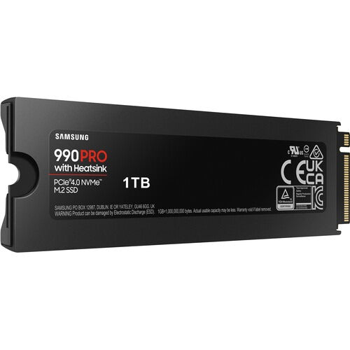 Samsung 1TB 990 PRO GEN 4 Internal SSD with Heatsink