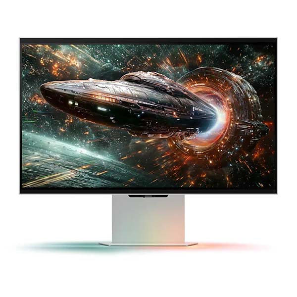 Samsung Odyssey 3D G90XF 27 Inch 4K IPS Flat Gaming Monitor (Mercury Silver)