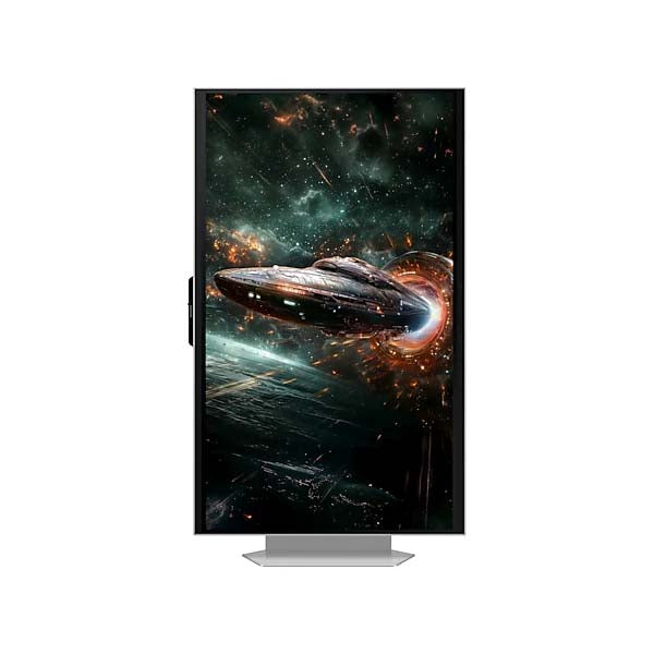 Samsung Odyssey 3D G90XF 27 Inch 4K IPS Flat Gaming Monitor (Mercury Silver)