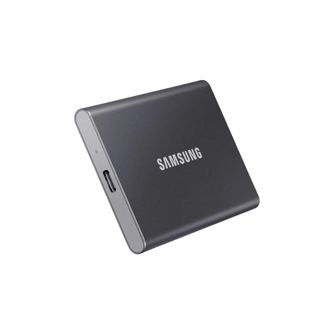 Samsung T7 500GB External SSD - USB 3.2 Gen.2, 1,050MB/sec Read, 1,000MB/sec Write