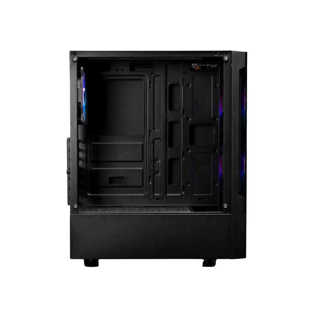 TALOS E3 Black Glass Case with 3 ARGB Fans