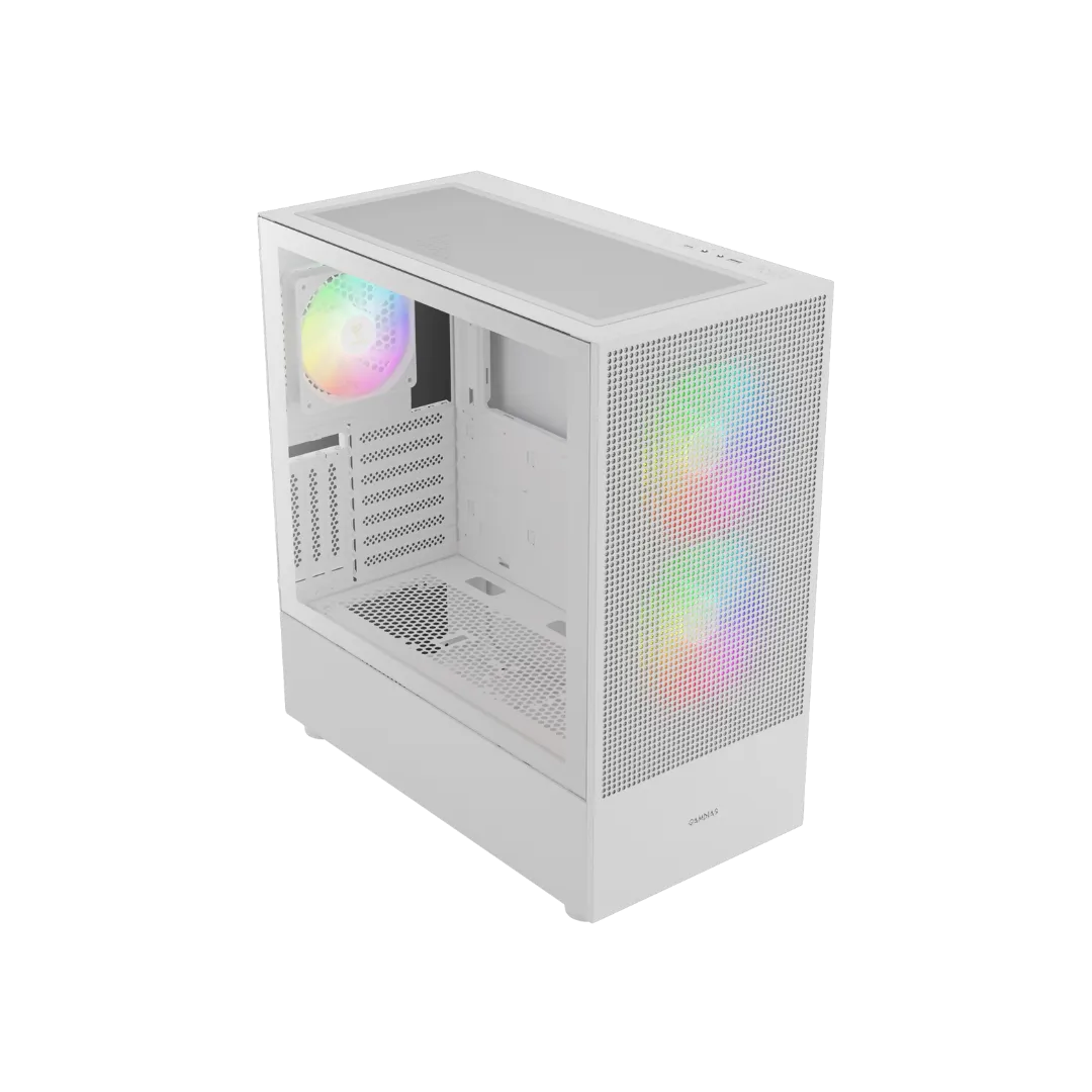 TALOS E3 White Case with Type-C and 360mm Cooler Support