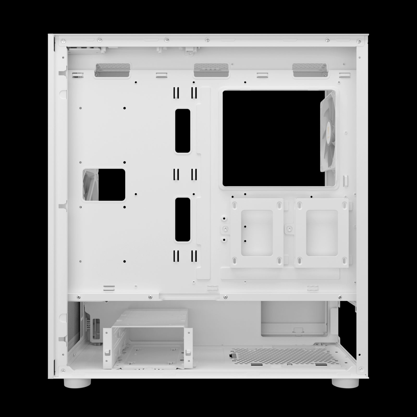 GAMDIAS TALOS E3 Mesh Elite WH White Mid Tower Case with ARGB PWM Fans
