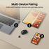 PORTRONICS Toad Mino Mini Wireless Mouse | Rechargeable | Bluetooth & 2.4 GHz | Ultra-Compact Size | Multi-Device Pairing