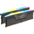 Corsair Vengeance RGB 64GB (32GBX2) DDR5 6000MHz CL40 Memory Kit — Black