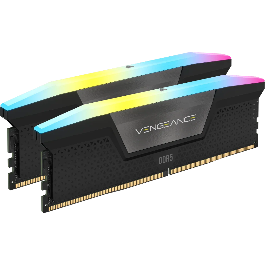 Corsair Vengeance RGB 32GB (16GBx2) DDR5 6000MHz Ram CMH32GX5M2E6000C36 (Black)