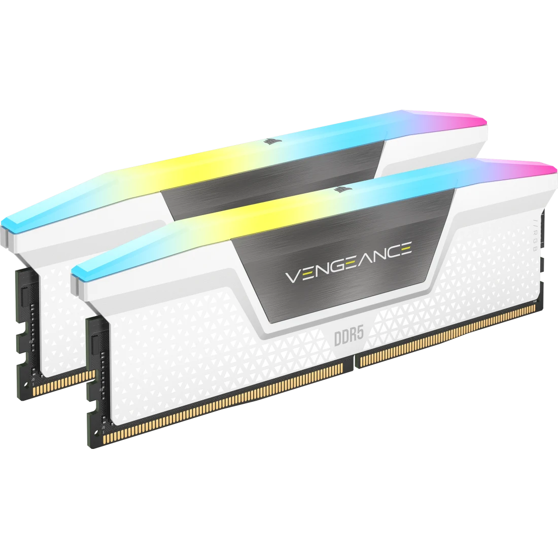 Corsair Vengeance RGB 32GB (16GBx2) DDR5 6000MHz Ram (White)