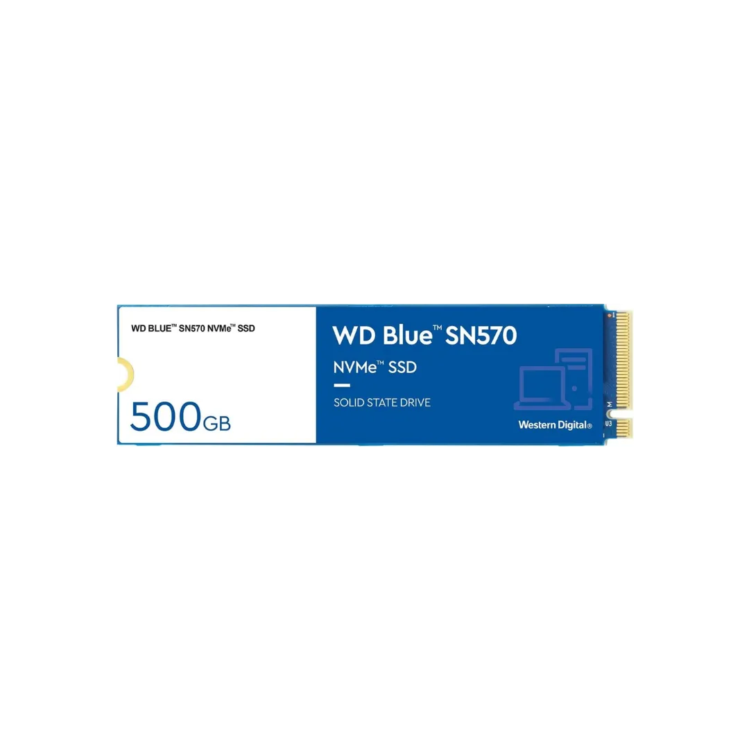 WD Blue 500GB SN570 PCIe Gen3 3D NAND Internal SSD