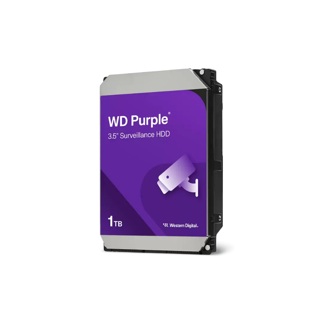 WD Purple 1TB CMR Surveillance Hard Drive