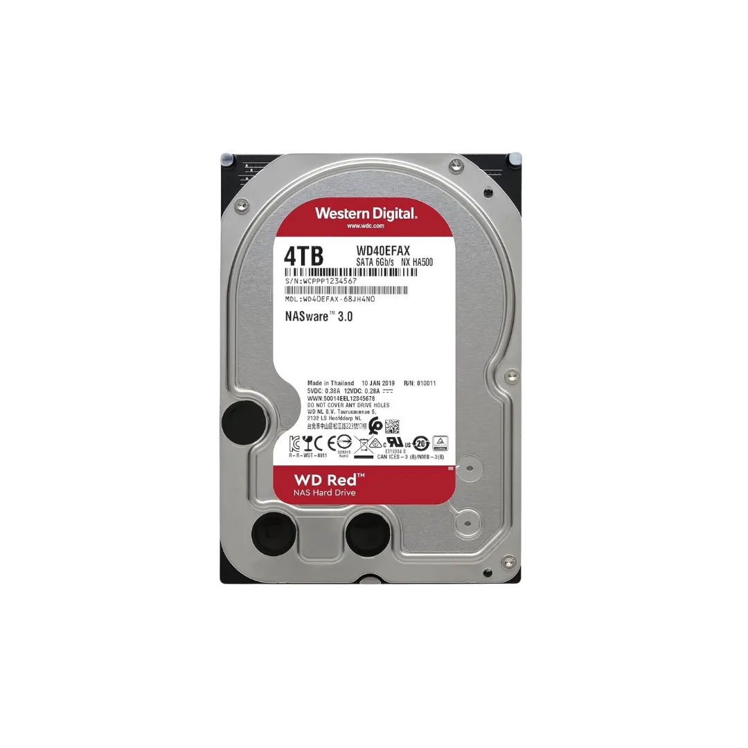 WD Red 4TB NAS Internal Hard Drive - 5400 RPM, SATA 6Gb/s, SMR