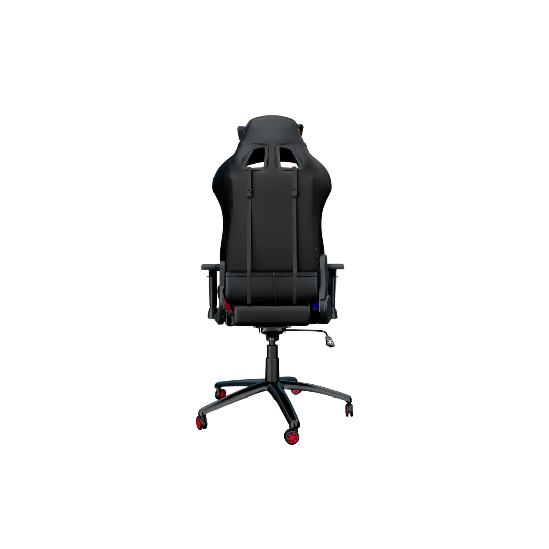 Zebronics Black With Red Gaming Chair (Zeb-GC3000) Wing Back, Adjustable Height, Faux Leather