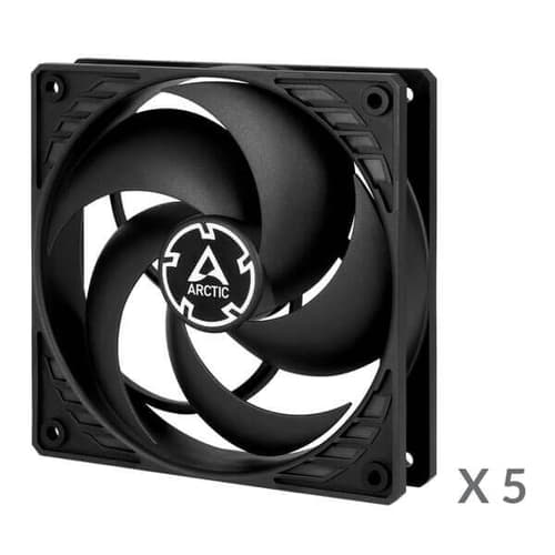 Arctic P14 PWM PST Black Cabinet Cooling Fan (Five Pack)