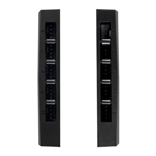 Arctic 10 Port PWM Cabinet Fan Hub with SATA Powered (Black)