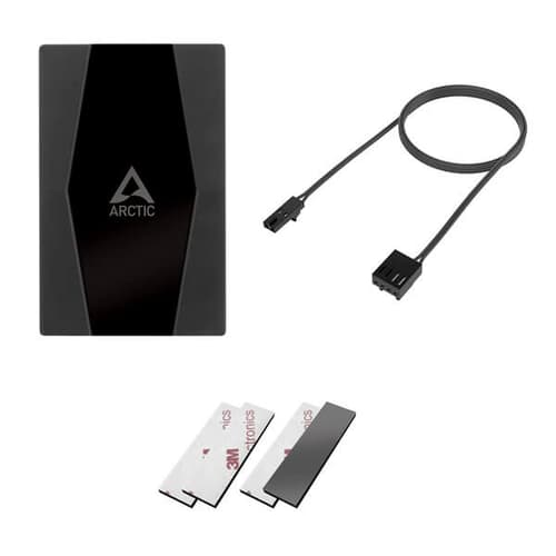 Arctic 10 Port PWM Cabinet Fan Hub with SATA Powered (Black)