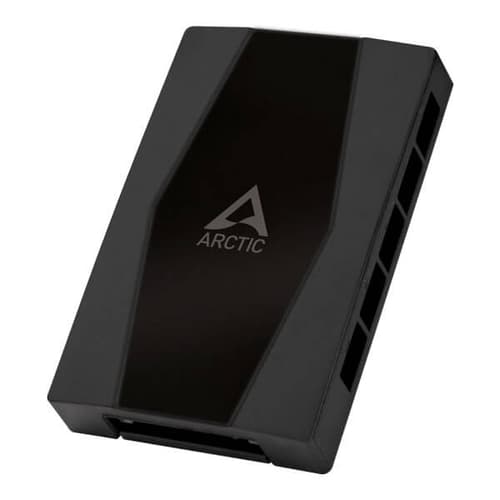 Arctic 10 Port PWM Cabinet Fan Hub with SATA Powered (Black)