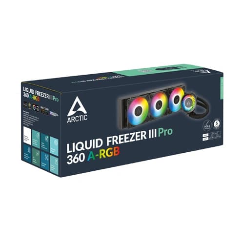 Arctic Liquid Freezer III Pro 360 ARGB CPU Liquid Cooler (Black)