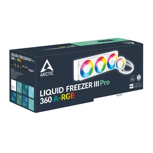 Arctic Liquid Freezer III Pro 360 ARGB CPU Liquid Cooler (White)