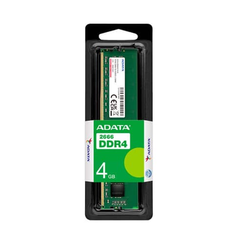 ADATA Premier 4GB CL19 DDR4 2666MHz UDIMM Desktop RAM (AD4U26664G19-SGN)