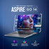 Acer Aspire Go 14 (AG14-71M) Gaming Laptop Intel Core Ultra 5 processor 125H, Intel ARC Graphics, 16 GB, 512GB SSD, 14" WUXGA, NX.JF5SI.001